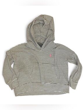 Polo Ralph Lauren girls striped hoodie with pink pony Size 4T #preppy #polo